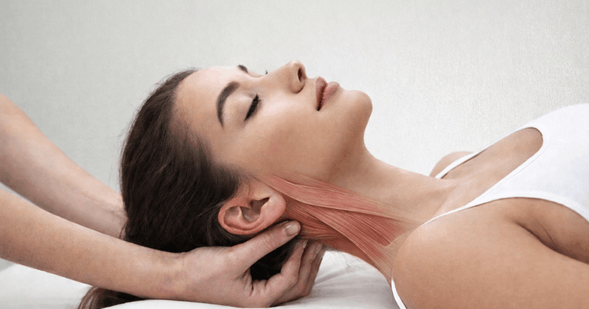 Neuromuscular Manual Therapy Neck Treatment with Myofascial Muscle Overlay